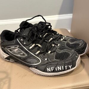 NFINITY Black and White Volleyball Sneakers
